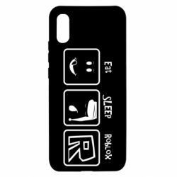 Чохол для Xiaomi Redmi 9a Eat Sleep Roblox - PrintSalon