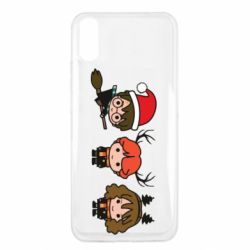 Чохол для Xiaomi Redmi 9a Гаррі Поттер та друзі новорічні - PrintSalon