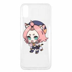 Чехол для Xiaomi Redmi 9a Genshin Impact chibi Diona - PrintSalon