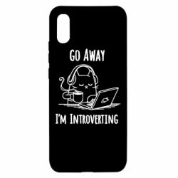 Чехол для Xiaomi Redmi 9a Go away i'm introverting - PrintSalon