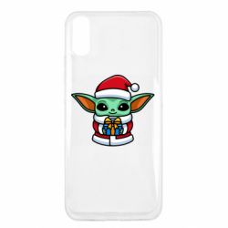 Чехол для Xiaomi Redmi 9a Grogu Santa Claus - PrintSalon