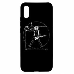 Чехол для Xiaomi Redmi 9a Guitarist Da Vinci