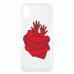 Чехол для Xiaomi Redmi 9a Heart out of hands - PrintSalon