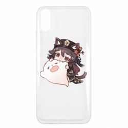 Чехол для Xiaomi Redmi 9a Hu Tao cat - PrintSalon