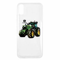 Чохол для Xiaomi Redmi 9a John Deere Tractor and logo - PrintSalon