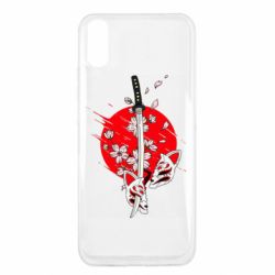 Чехол для Xiaomi Redmi 9a katana in sakura