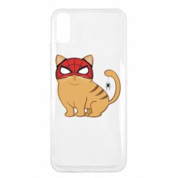 Чехол для Xiaomi Redmi 9a Кот паук - PrintSalon