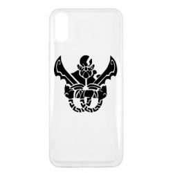 Чехол для Xiaomi Redmi 9a Kratos silhouette - PrintSalon