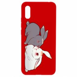 Чехол для Xiaomi Redmi 9a Кролики Вэй и Лань - PrintSalon