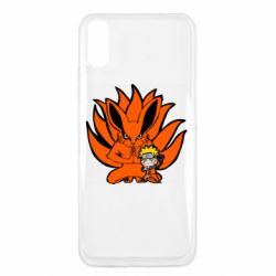 Чехол для Xiaomi Redmi 9a Kurama And Naruto - PrintSalon