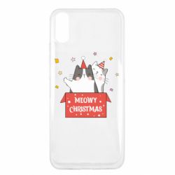 Чехол для Xiaomi Redmi 9a Meowy Christmas ( present box ) - PrintSalon