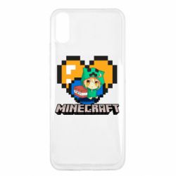 Чохол для Xiaomi Redmi 9a Minecraft Girl - PrintSalon