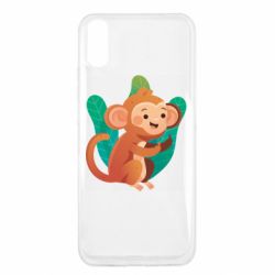 Чехол для Xiaomi Redmi 9a Monkey. Fuck You - PrintSalon