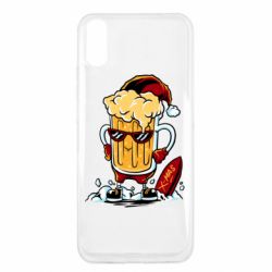 Чехол для Xiaomi Redmi 9a New Year's beer