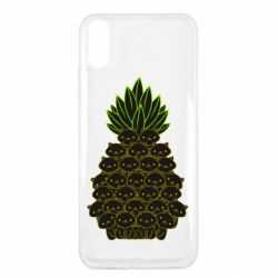 Чехол для Xiaomi Redmi 9a Pineapple cat - PrintSalon