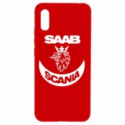 Чехол для Xiaomi Redmi 9a Scania SAAB logo - PrintSalon