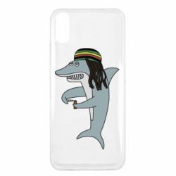 Чехол для Xiaomi Redmi 9a Shark Rastaman - PrintSalon