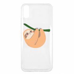 Чехол для Xiaomi Redmi 9a Sloth on a branch - PrintSalon