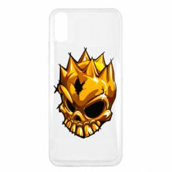Чехол для Xiaomi Redmi 9a Standoff - Gold Skull