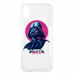 Чехол для Xiaomi Redmi 9a Synthwave Darth Vader - PrintSalon