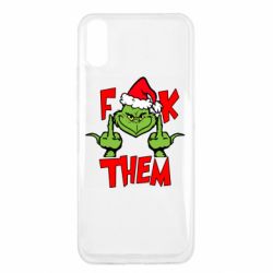Чехол для Xiaomi Redmi 9a The grinch f*ck them - PrintSalon