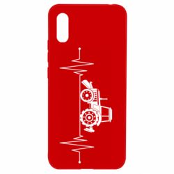 Чехол для Xiaomi Redmi 9a Трактор импульс