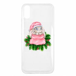 Чехол для Xiaomi Redmi 9a Заяц Новогодний - PrintSalon