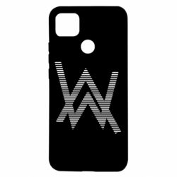 Чехол для Xiaomi Redmi 9c Alan Walker logo stripes - PrintSalon