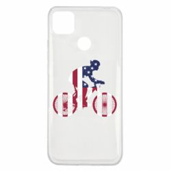 Чехол для Xiaomi Redmi 9c American cyclist - PrintSalon