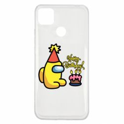 Чохол для Xiaomi Redmi 9c Among Us Happy Birthday - PrintSalon