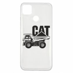 Чехол для Xiaomi Redmi 9c CAT logo and truck - PrintSalon