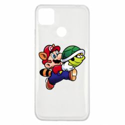 Чехол для Xiaomi Redmi 9c Cute Mario with turtle - PrintSalon