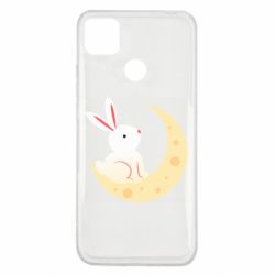 Чехол для Xiaomi Redmi 9c Cute rabbit on the moon