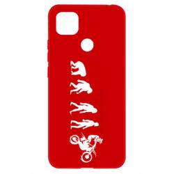 Чехол для Xiaomi Redmi 9c Эволюция мотоциклиста