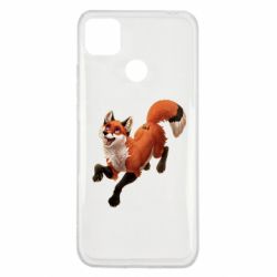 Чехол для Xiaomi Redmi 9c Fox in flight - PrintSalon