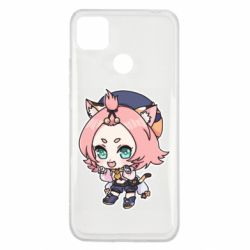 Чехол для Xiaomi Redmi 9c Genshin Impact chibi Diona - PrintSalon