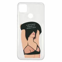 Чехол для Xiaomi Redmi 9c Gentleman Is Simply A Patient Wolf - PrintSalon