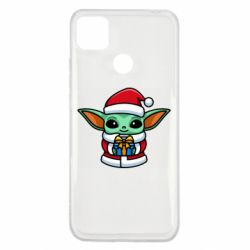 Чехол для Xiaomi Redmi 9c Grogu Santa Claus