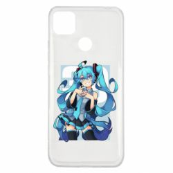 Чехол для Xiaomi Redmi 9c Hatsune Miku art