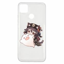 Чехол для Xiaomi Redmi 9c Hu Tao cat