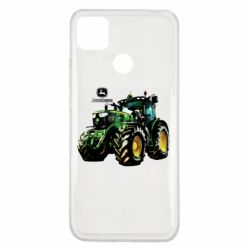 Чехол для Xiaomi Redmi 9c John Deere Tractor and logo