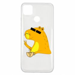 Чехол для Xiaomi Redmi 9c Капибара Программист