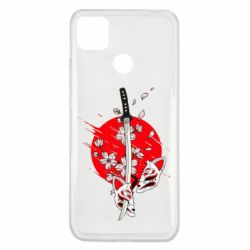 Чехол для Xiaomi Redmi 9c katana in sakura