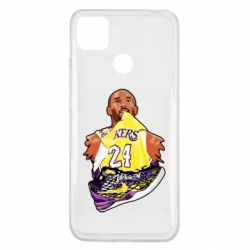 Чехол для Xiaomi Redmi 9c Kobe Bryant and sneakers - PrintSalon