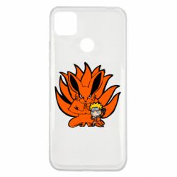 Чехол для Xiaomi Redmi 9c Kurama And Naruto - PrintSalon