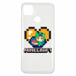 Чохол для Xiaomi Redmi 9c Minecraft Girl - PrintSalon