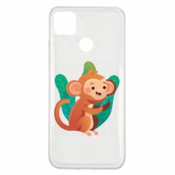 Чехол для Xiaomi Redmi 9c Monkey. Fuck You - PrintSalon