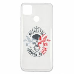 Чехол для Xiaomi Redmi 9c Moto skull