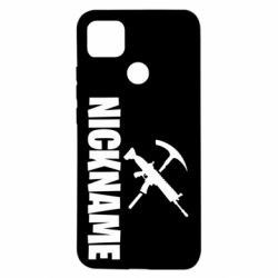 Чехол для Xiaomi Redmi 9c Nickname fortnite weapons - PrintSalon