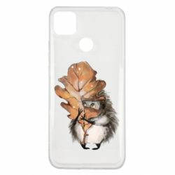 Чехол для Xiaomi Redmi 9c Осенний ежик
